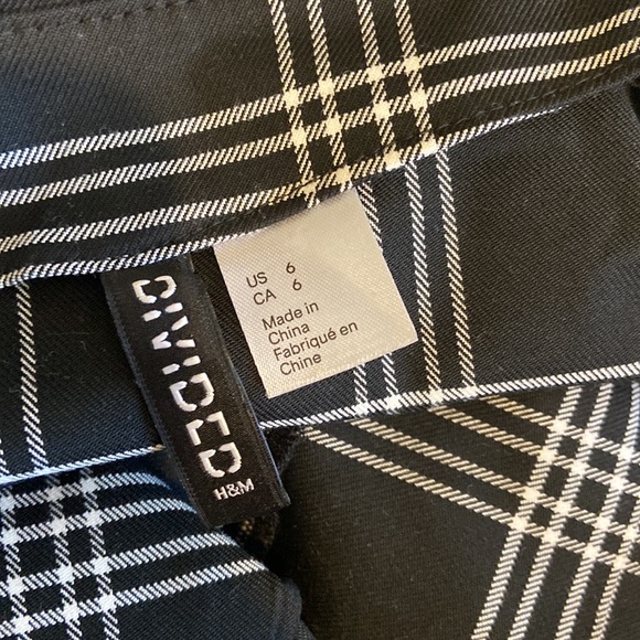 H&M Black and white tank top mini dress - Picture 3 of 3